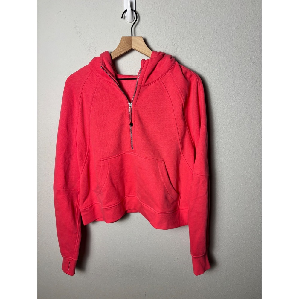 Lululemon Scuba Oversized Half-Zip Hoodie Lip Gloss Pink XL/XXL LW3DM4S